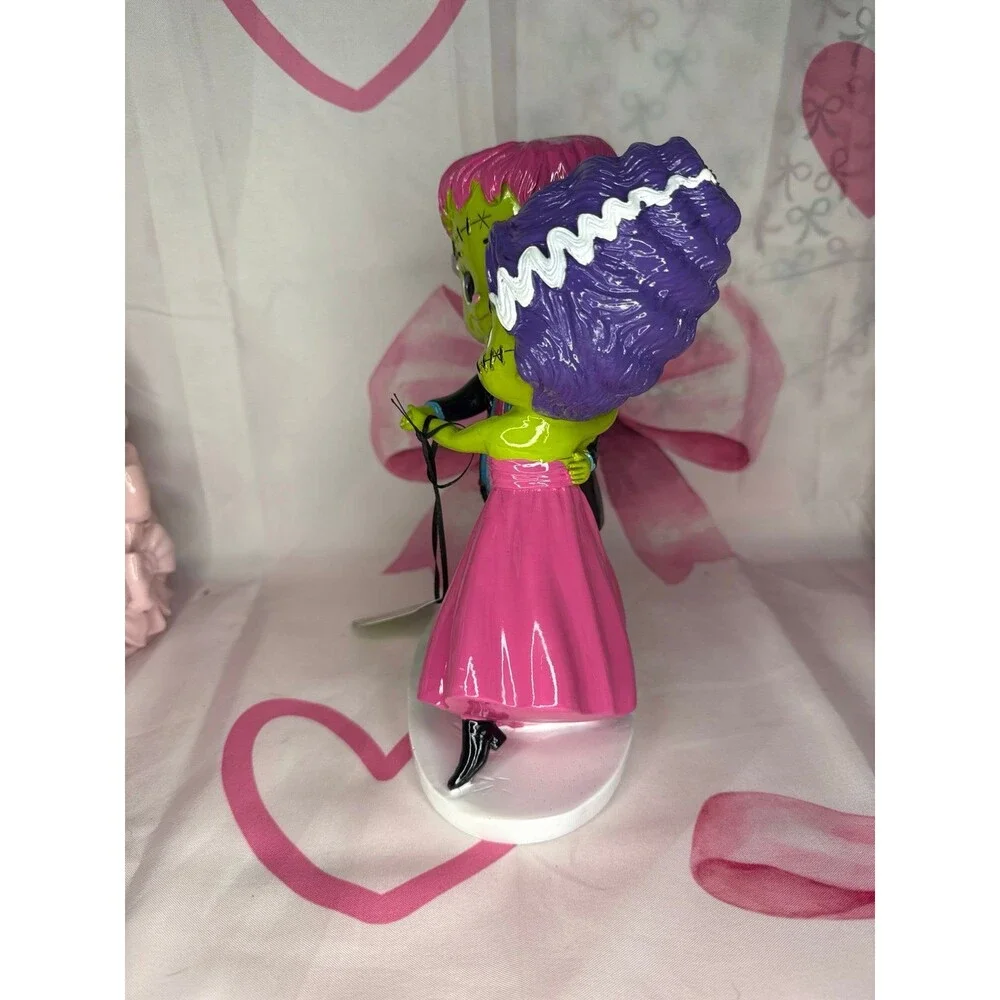 NEW SUMMERWEEN LAB No. 10.31 FRANKENSTEIN BRIDE COUPLE HALLOWEEN FIGURINE
